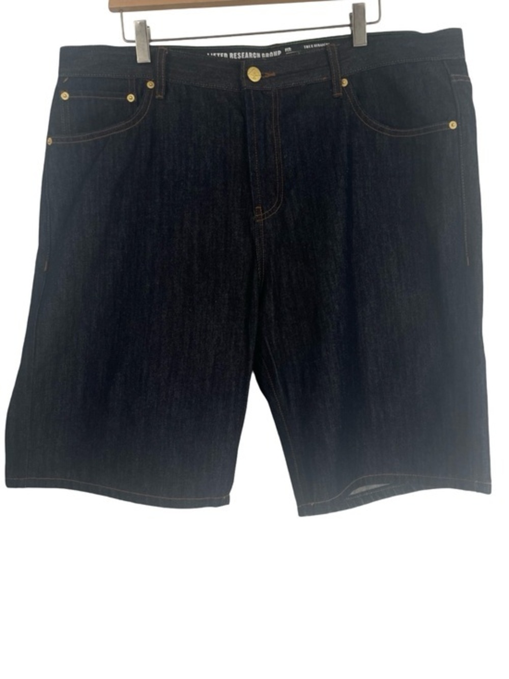 Lrg Lifted Research Group True Straight size 38 Dark Denim Jean Shorts